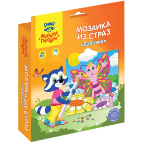 Mozaic din strasuri Multi-Pulti "Fluture"