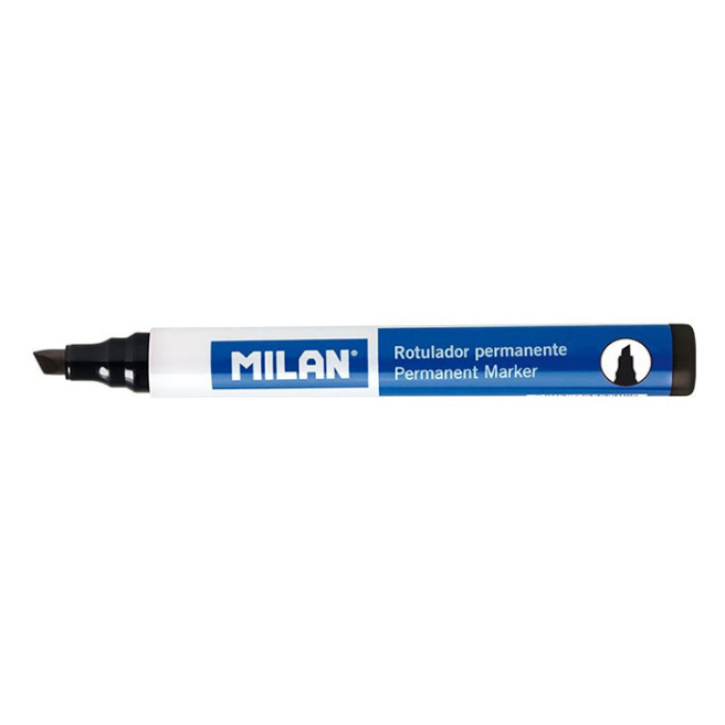 Marker MILAN pentru tablă, 1-4 mm, negru