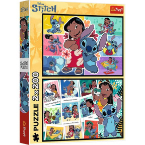 Puzzle "2x200" The happy life of Stitch