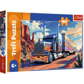 Puzzle "160” Camion pe șosea