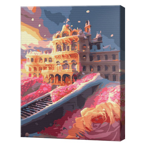 Фантастический замок, 30x40 см, картина по номерам