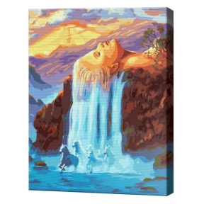 Волшебный водопад, 30x40 см, картина по номерам