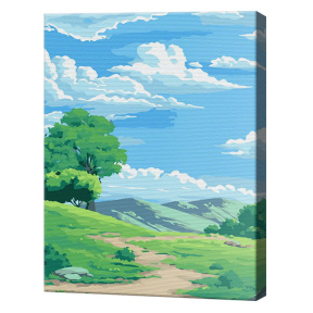 Ясный день, 30x40 см, картина по номерам