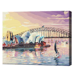 Ясный Сидней, 40x50 см, картина по номерам