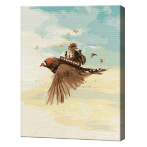 Фантастический путешественник, 40x50 см, картина по номерам