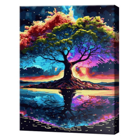 Дерево вселенной, 40х50 см, картина по номерам