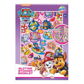Paw Patrol Set cu stickere sclipitoare, A5, 8 file