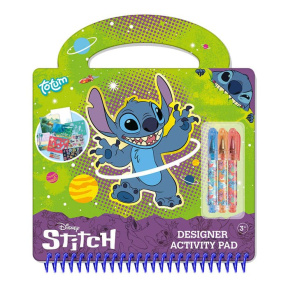 Набор для творчества с трафаретами, наклейками и гелевыми ручками Stitch
