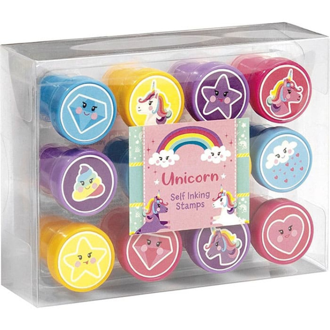 Ștampile Unicorn, 12 buc