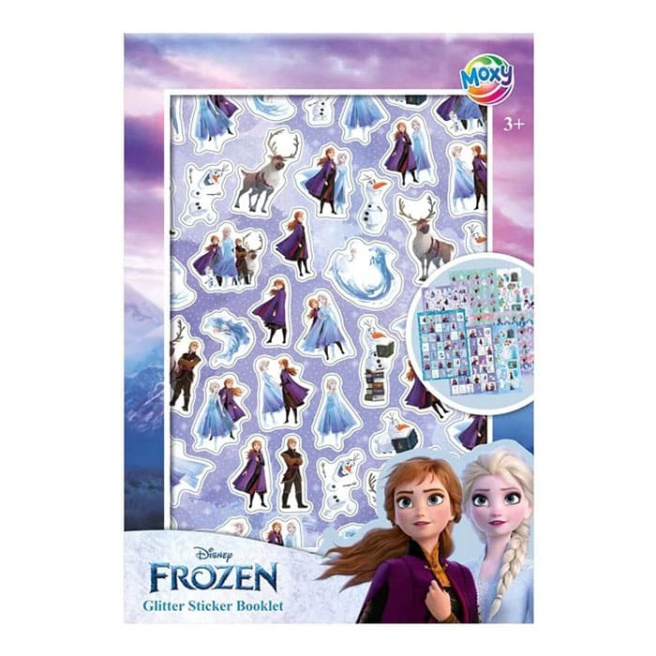 Frozen Set cu stickere sclipitoare, A5, 8 file