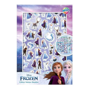 Набор наклеек с глиттером A5, 8 листов Frozen