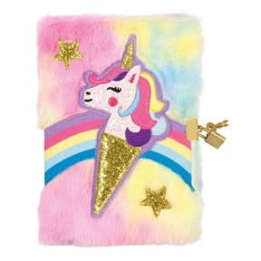 Unicorn Carnet pufos