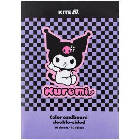 Картон Kite, цветной двусторонний (10 листов/10 цветов), А4 Hello Kitty-2