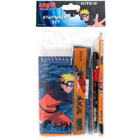 Set de papetărie Kite, 4 articole Naruto