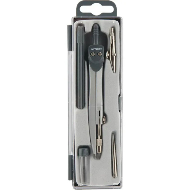 Set compas gri, 5 piese