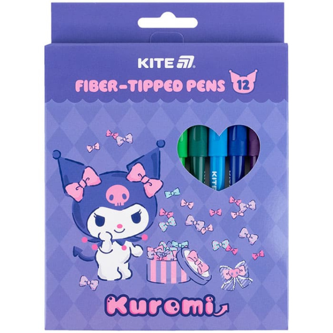 Markere, set de 12 buc. Kuromi