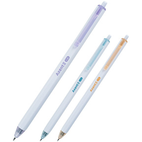 Ручка гелевая автоматическая Axent Fineline, синяя, 0,38 мм