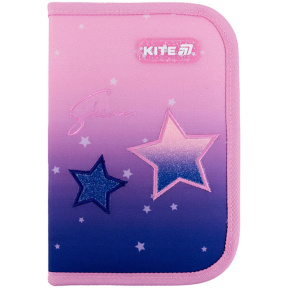 Пенал-книжка Kite, 1 отделение, без наполнения, Sparkling