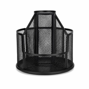 Organizator de birou din plasă pentru Rocket, metal