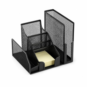 Organizator de birou din plasă pentru jurnal, metal