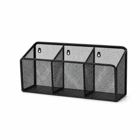 Suport magnetic din plasă, 3 compartimente, metal