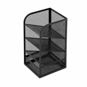 Organizator de birou din plasă cu 1 sertar extensibil, metal