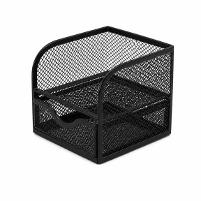 Organizator de birou din plasă cu 1 compartiment și 1 sertar extensibil, metal