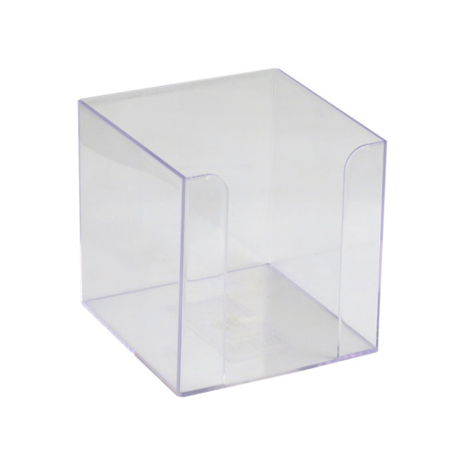 Cub de birou Axent Delta 90x90x90 mm, plastic, transparent
