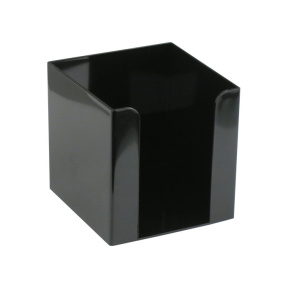 Куб для бумаг Axent Delta 90x90x90 мм, пластиковый, черный