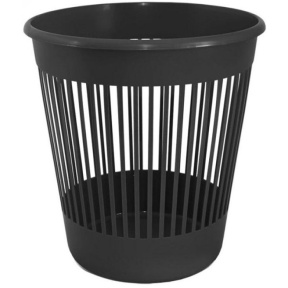Корзина для бумаг Axent Delta 10л, черная