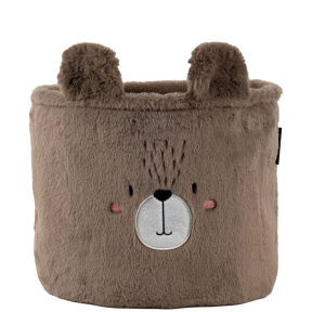 Корзина для хранения Kite 3100 Sweet Bear 30х25 см, плюшевая, коричневая