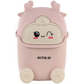 Настольный контейнер для мусора Kite, круглый, розовый