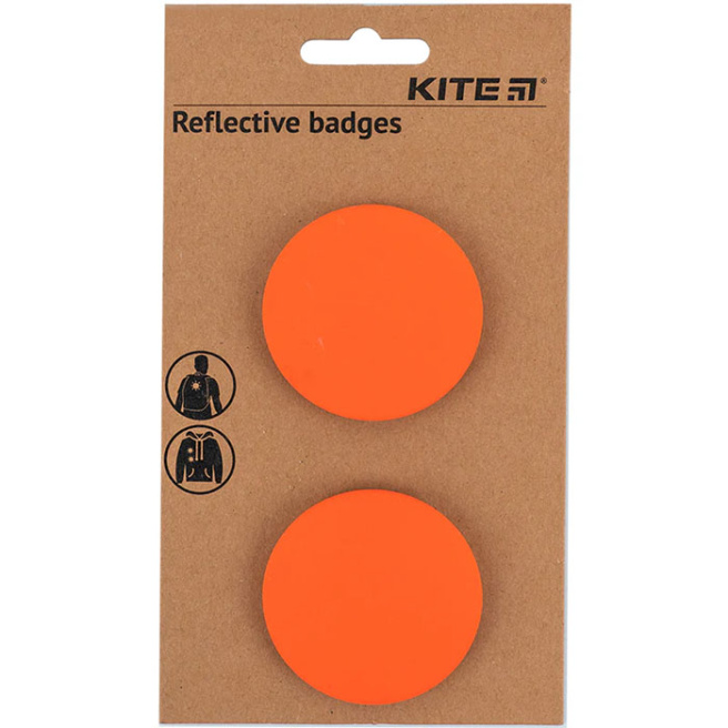 Set de insigne reflectorizante Kite, portocaliu