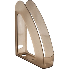 Лоток вертикальный Axent Delta 315x245x75 мм, пластик, дымчатый