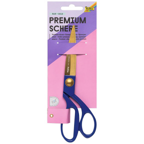 Foarfecă premium, oțel inoxidabil, lungime 20,1 cm, culoare albastru