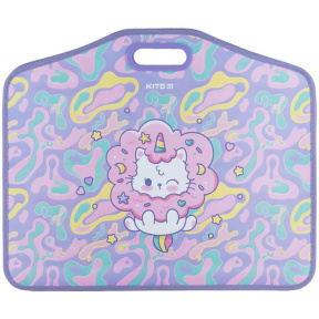 Portofel velcro, 1 compartiment, A3, Rainbow Catcorn