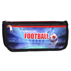 Пенал школьный Football Черный