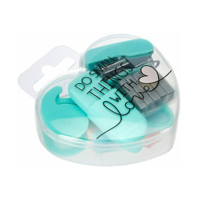 Мини-набор канцелярских товаров Legami "Heart", 6 шт