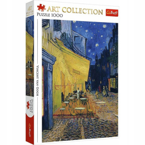 Puzzle "1000 Art Collection" - Terasă cafenelei noaptea