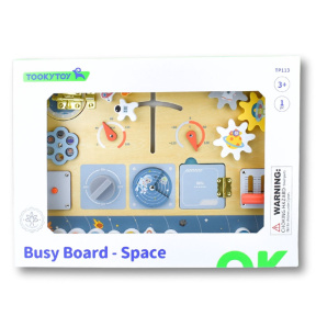 Busy Board din lemn "Cosmos"