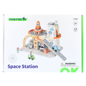 Set de joacă din lemn Stație spațială