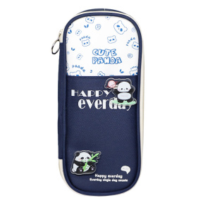 Школьный пенал темно-синий