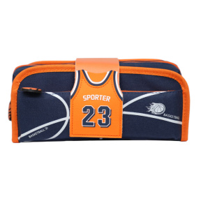 Школьный пенал темно-синий