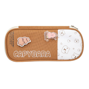 Школьный пенал коричневый