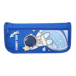 Школьный пенал темно-синий