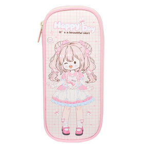 Школьный пенал розовый