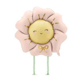 Шар фольгированный Цветок, 104 x 104 см (41 x 41), розовый