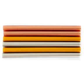 Набор стержень-клей для пистолета 7 мм, 10 см, 6 шт Металлик