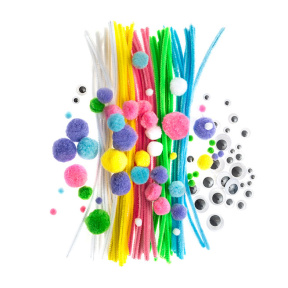 Стартовый набор для творчества, 130 предметов, пастельные цвета