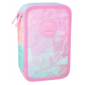 Пенал CoolPack 2 отделениями с наполнением, TIE DYE